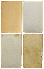 Old set of blank paper