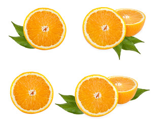 Orange fruit collection