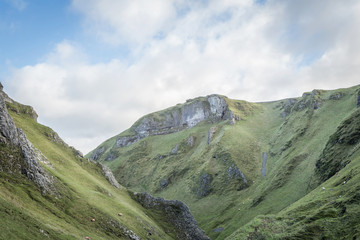 Views Of Winnats Pass In Derbyshire