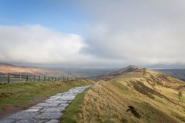 Views From Mam Tor Derbyshire