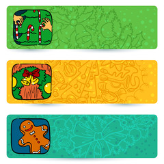 Fototapeta premium New Year banners