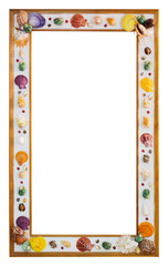 Seashell photo frame