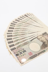 一万円札扇形