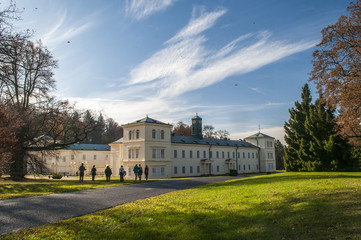 Fototapeta na wymiar Lázně Kynžvart Castle