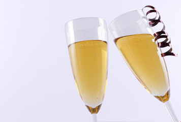 Glass with ornament