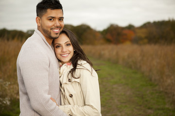 Young happy couple in love.