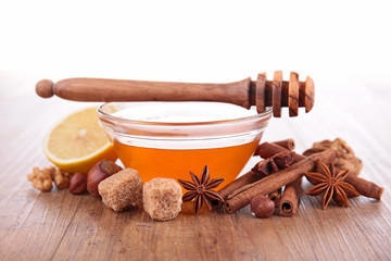 honey and spices