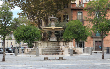 Fototapeta premium Piazza Mastai in Rome, Italy