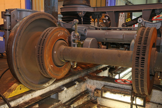 atelier de r&eacute;paration ferroviaire