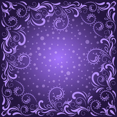 violet winter background