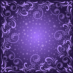 violet winter background