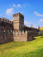 Obraz premium Walls of Macarana in Seville, Spain