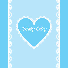 elegant baby card