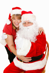 Santa and Mrs Claus in Love