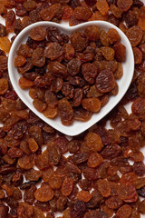 Raisins, dried grape
