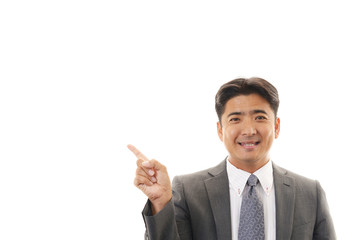 笑顔のビジネスマン