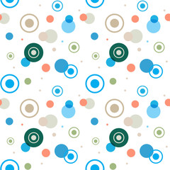 Abstract Circles Seamless Background