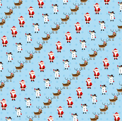 Christmas seamless background