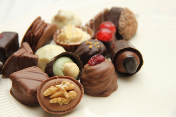Decorated chocolates