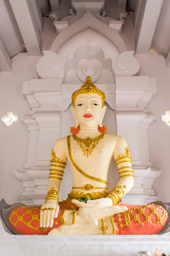 King San Muang Ma monument in Wat Faham , King nomber 7 Of Lann
