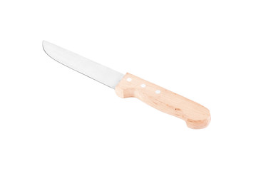 Kitchen knife isolated with clipping path