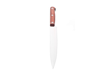 Kitchen knife isolated with clipping path