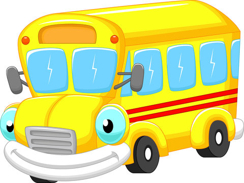 School bus cartoon