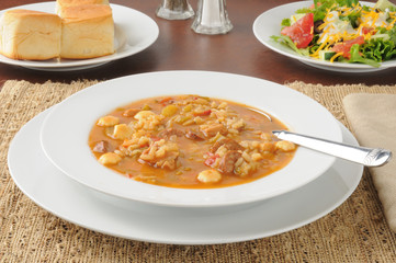 Chicken sausage gumbo