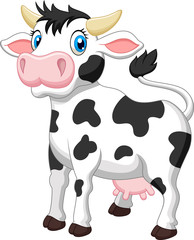 Cute cow cartoon
