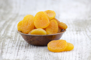 bowl full of dried apricots