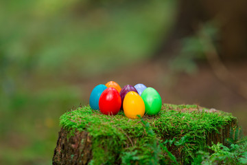 Baumstamm Ostereier 4