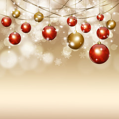 Holiday Golden Magic Background