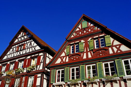 WOLFACH ( Schwarzwald ) - Altstadtpanorama
