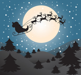 Merry Christmas greeting card