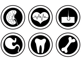 Medical icons. Vector set
