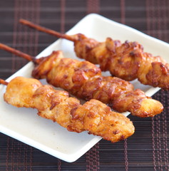 Delicious Asian Cuisine Chicken Satay