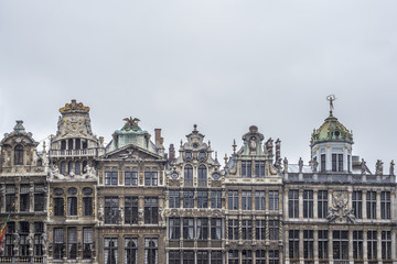 Fototapeta na wymiar Kalkulator na Grand Place w Brukseli, Belgia.