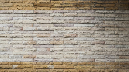 Two tones modern stone wall