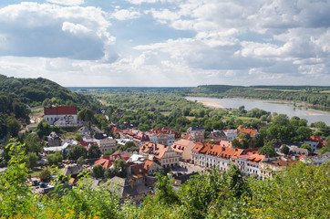 Panele Szklane Podświetlane  Panorama of Kazimierz Dolny, Poland