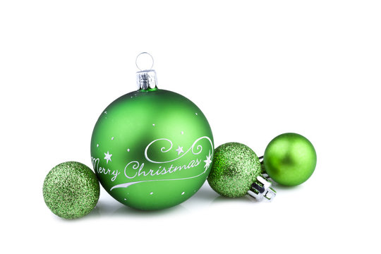 Christmas Green Balls