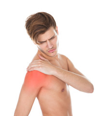 Man Suffering From Shoulder Pain