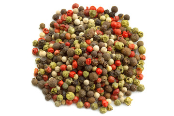 heap of peppercorn mix