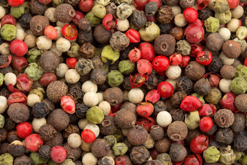 multicolored peppercorn mix