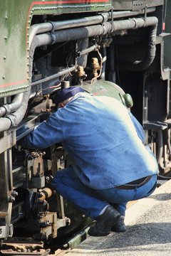 Train &agrave; vapeur,