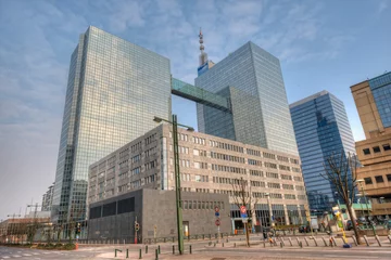 Wandaufkleber Moderne Gebäude in Brüssel © zozifoto