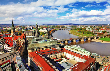 beautiful Dresden,Germany. panoramic view