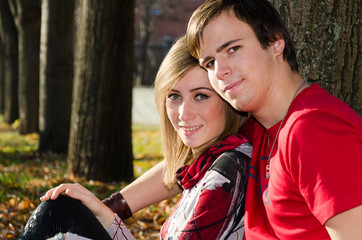 Fototapeta premium young couple