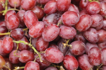 background of fresh red grape