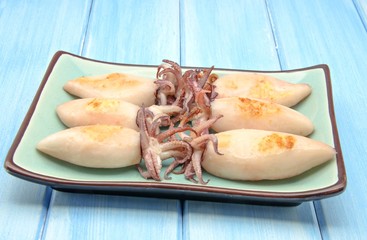 Calamares a la parrilla