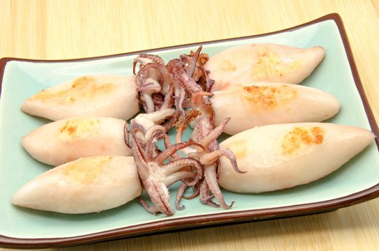 Calamares a la parrilla